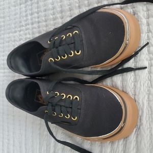 Vans Authentic Black Gum Sole Men's Size 9/Women's size 10.5